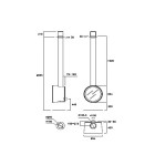 Lareira a Lenha D - 7 Suspensa - Rocal